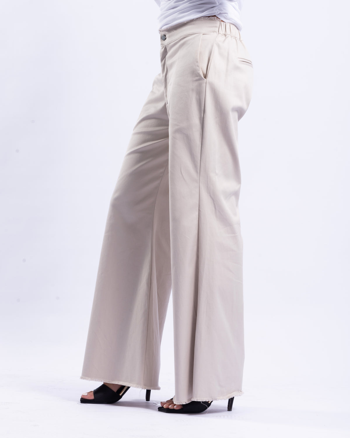 The Trace Trouser - Cotton Sateen