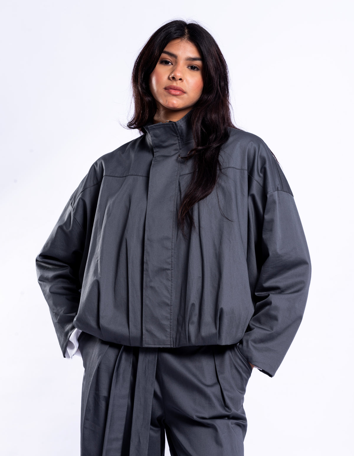 The Frame Jacket - Cotton Sateen